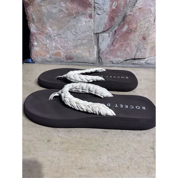 Rocket Dog Braided Women's Size 10 Thongs Flip Flop Sandals - Picture 4 of 8